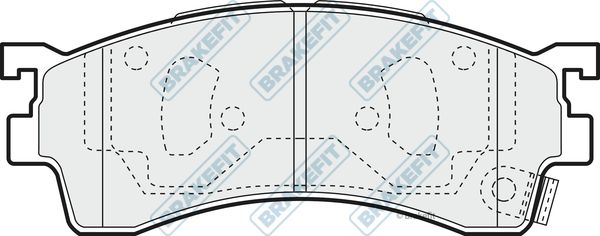 APEC BRAKING Piduriklotsi komplekt,ketaspidur PD3136